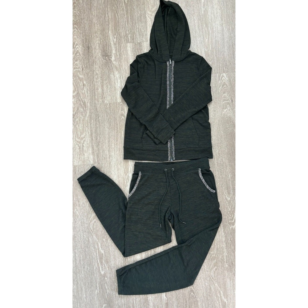 Juicy Couture Tracksuit Womens Size Medium Green Vintage Y2K Preppy‎ Classic Gym